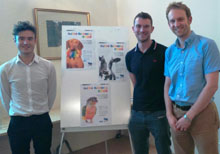 Pete, Mat and Sean at the BVLGBT meeting