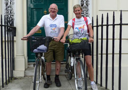 Emma Milne with AWF trustee Graham Duncanson