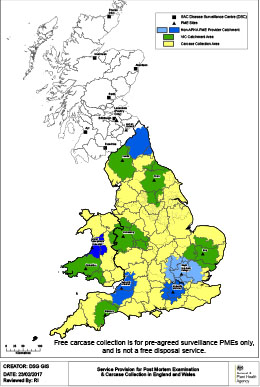 APHA surveillance map