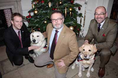 Hounds for Heroes dogs and BVA Officers