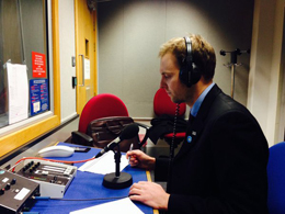 Sean Wensley at BBC Radio 2