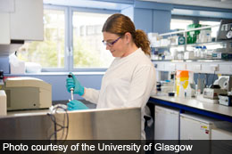 Charlotte McCarroll at the University of Glasgow