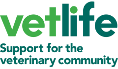 Vetlife logo and strapline