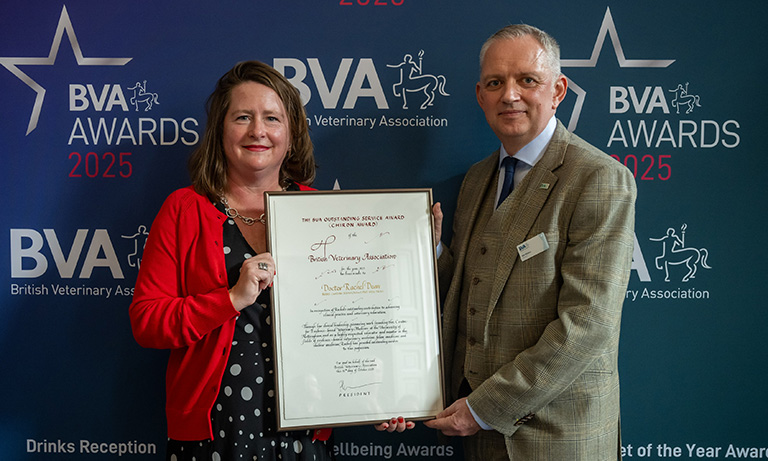 British Veterinary Association presents Outstanding Service Award 2025 Image