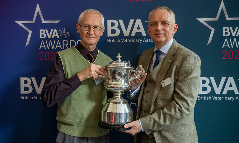 Professor recognised with BVA Advancement of Veterinary Science Award   Image