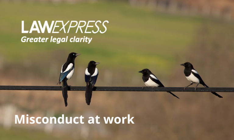 Misconduct at work Image