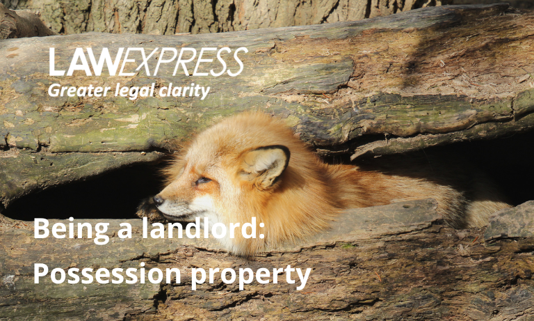 Being a landlord: Possession property Image