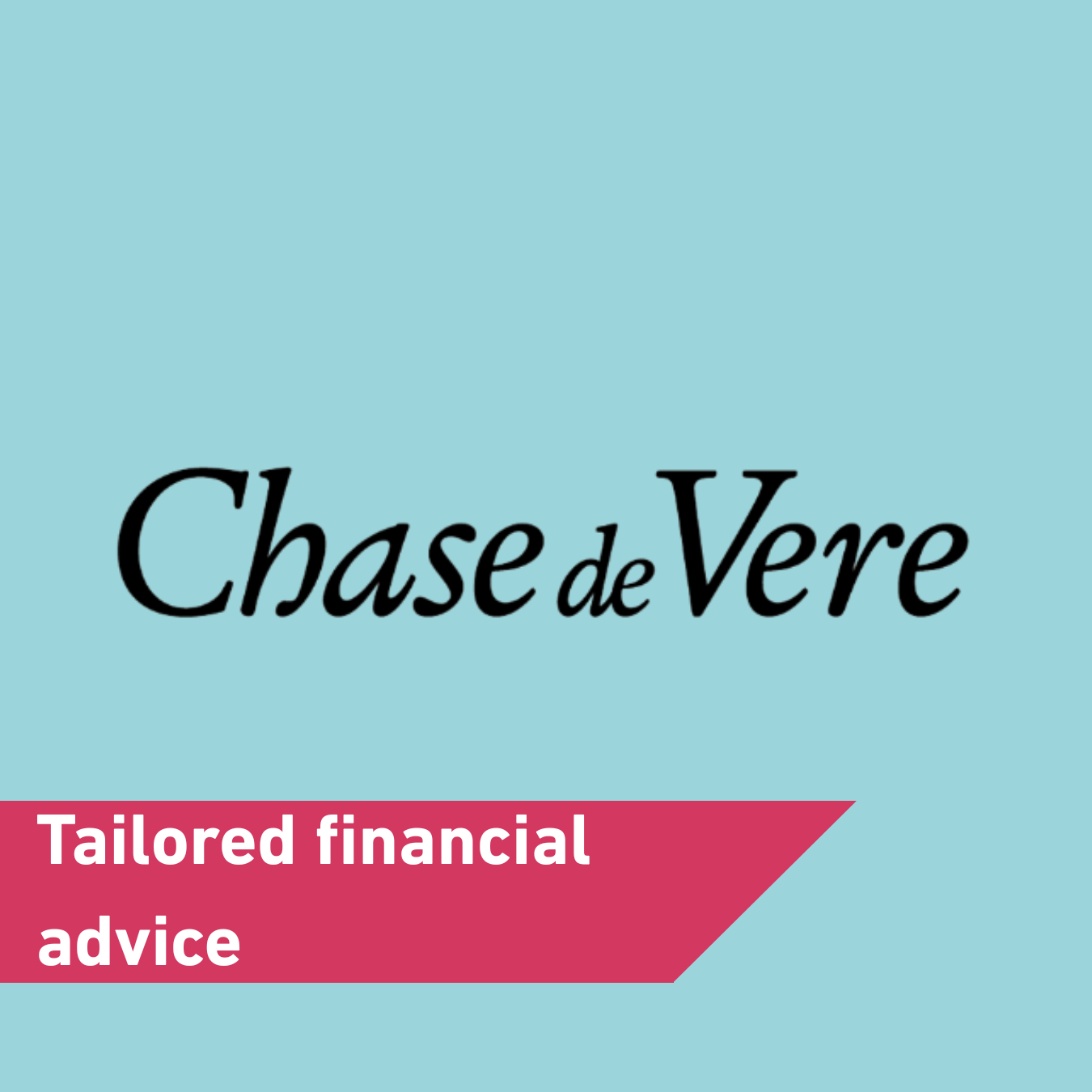 Financial advice by Chase de Vere Image