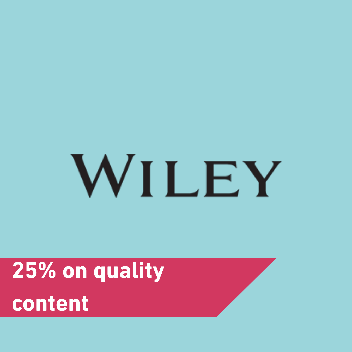 Quality content by Wiley Image